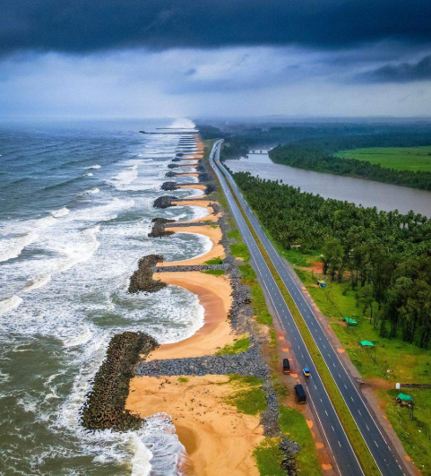Maravanthe beach of Udupi