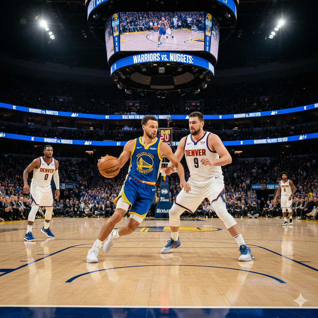 Warriors vs Nuggets A Modern NBA Rivalry of Skill, Pace & Star Power